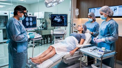 Mexican specialist conducting IVF embryo transfer on surrogate.