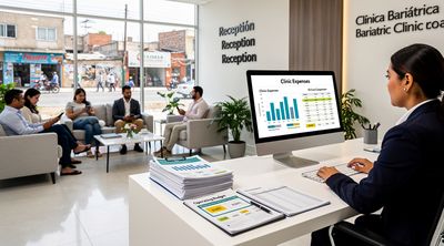 Interior view of a cost-effective modern bariatric clinic in Tijuana emphasizing operational efficiency.