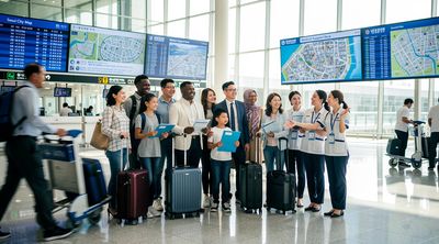 International patients arriving at Incheon Airport for medical treatment.